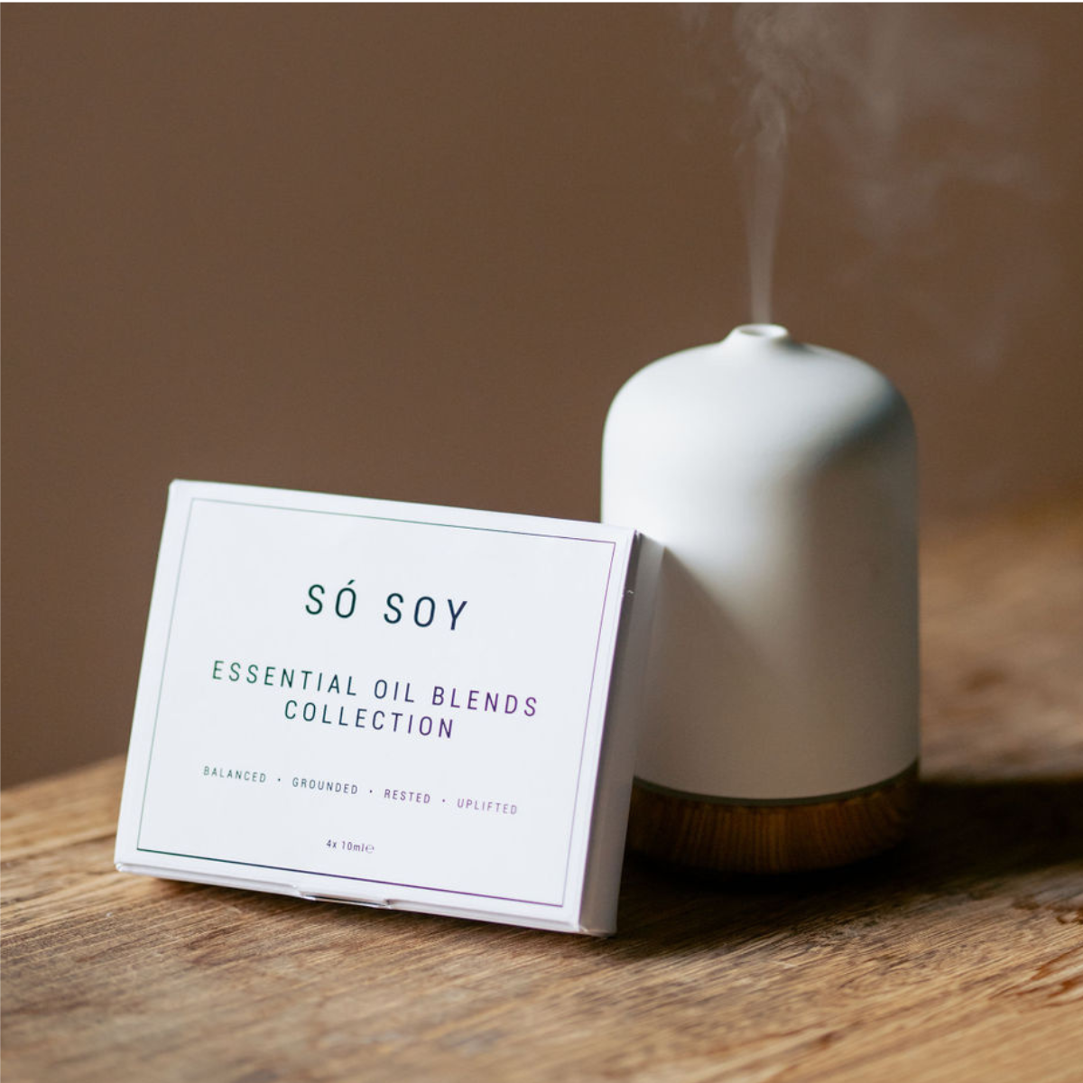 Essential Oil Aromatherapy Blends for use in Electric Diffusers. 4 Piece Gift Set