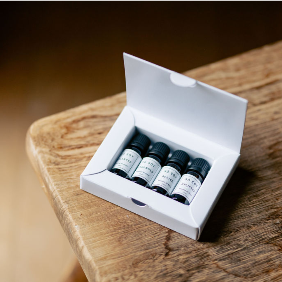 Essential Oil Aromatherapy Blends for use in Electric Diffusers. 4 Piece Gift Set