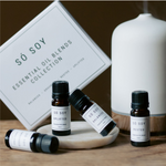 Essential Oil Aromatherapy Blends for use in Electric Diffusers. 4 Piece Gift Set