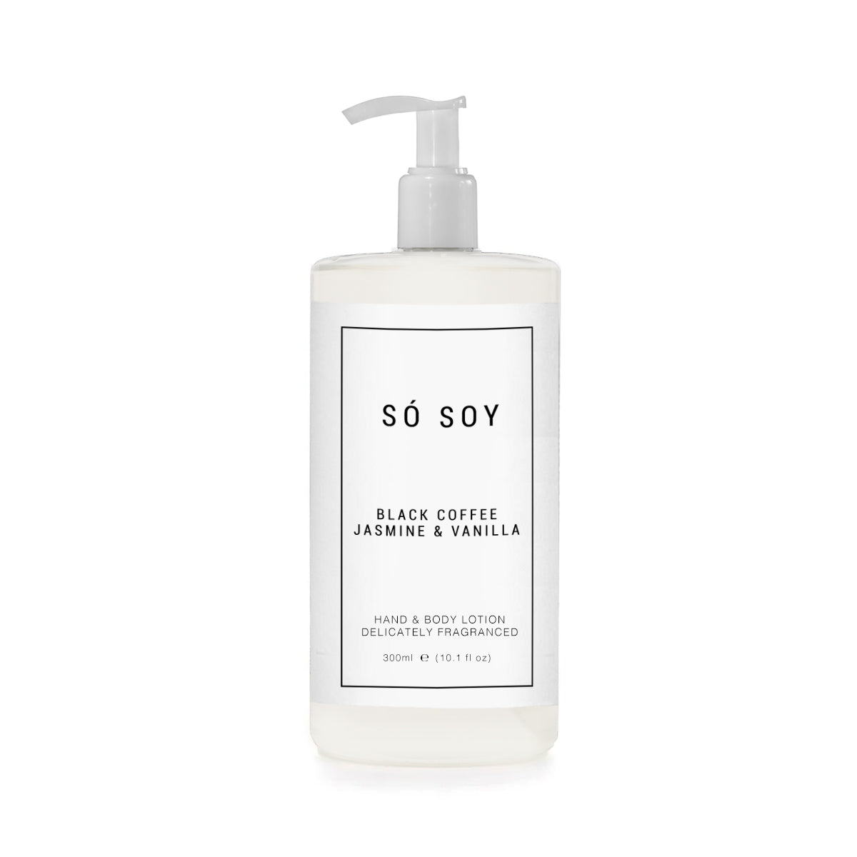 Só Soy Black Coffee, Jasmine & Vanilla Hand & Body Lotion 300ml