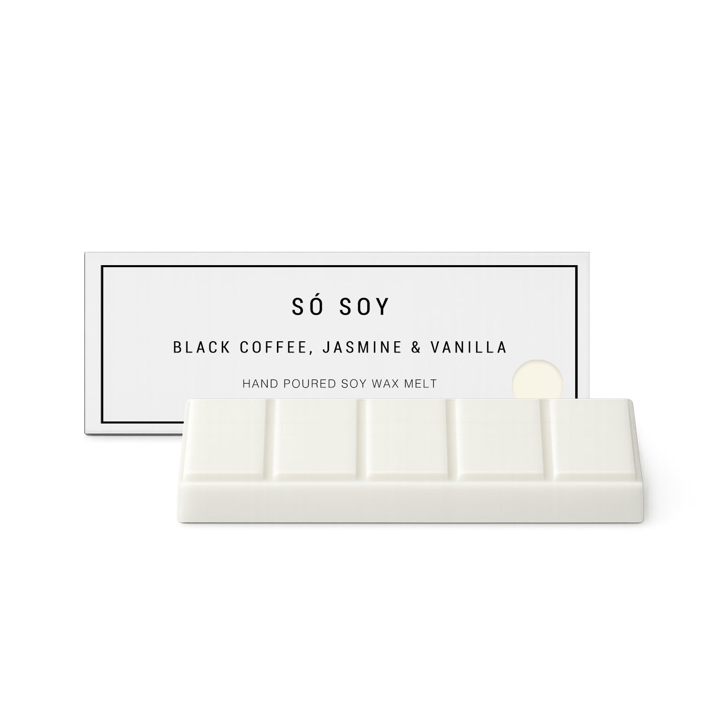 Só Soy Black Coffee, Jasmine & Vanilla Wax Melt Bar