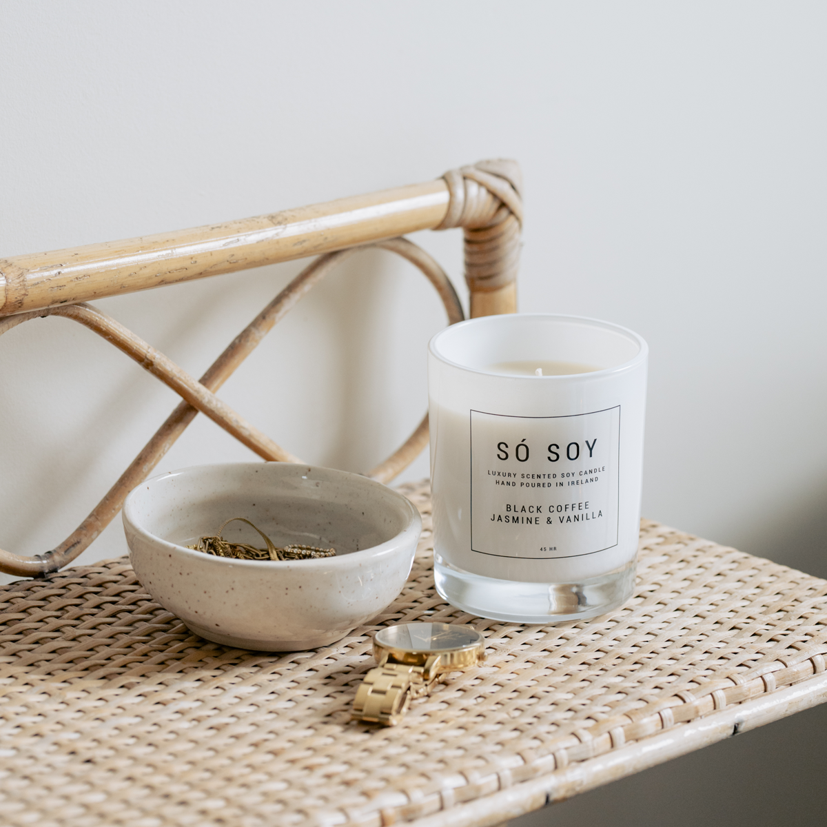 Só Soy Black Coffee, Jasmine & Vanilla Candle