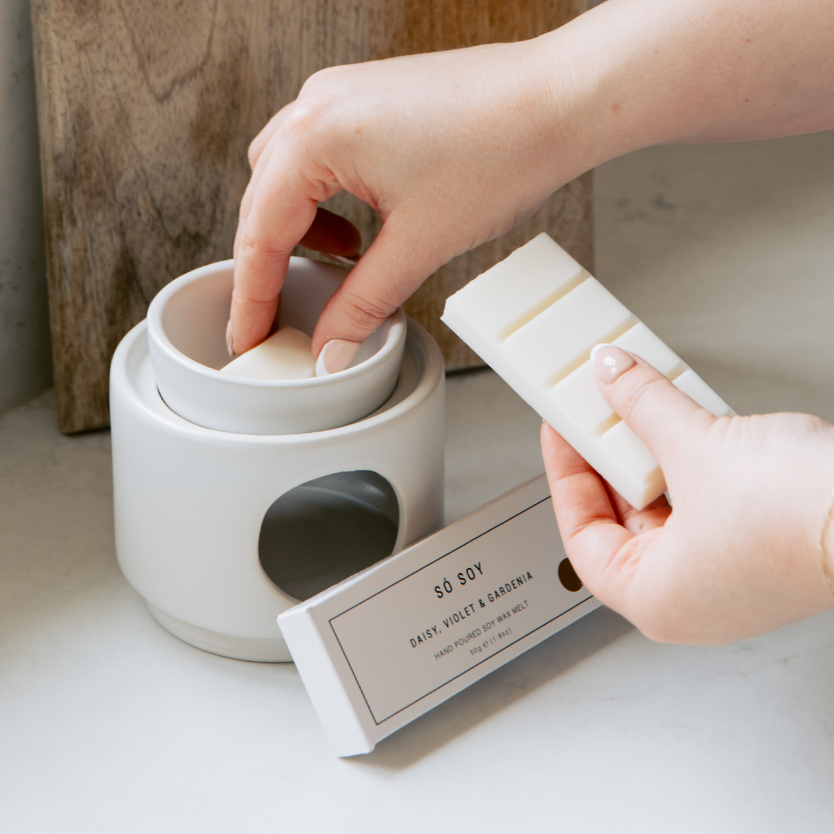 Só Soy circular 2 piece wax burner