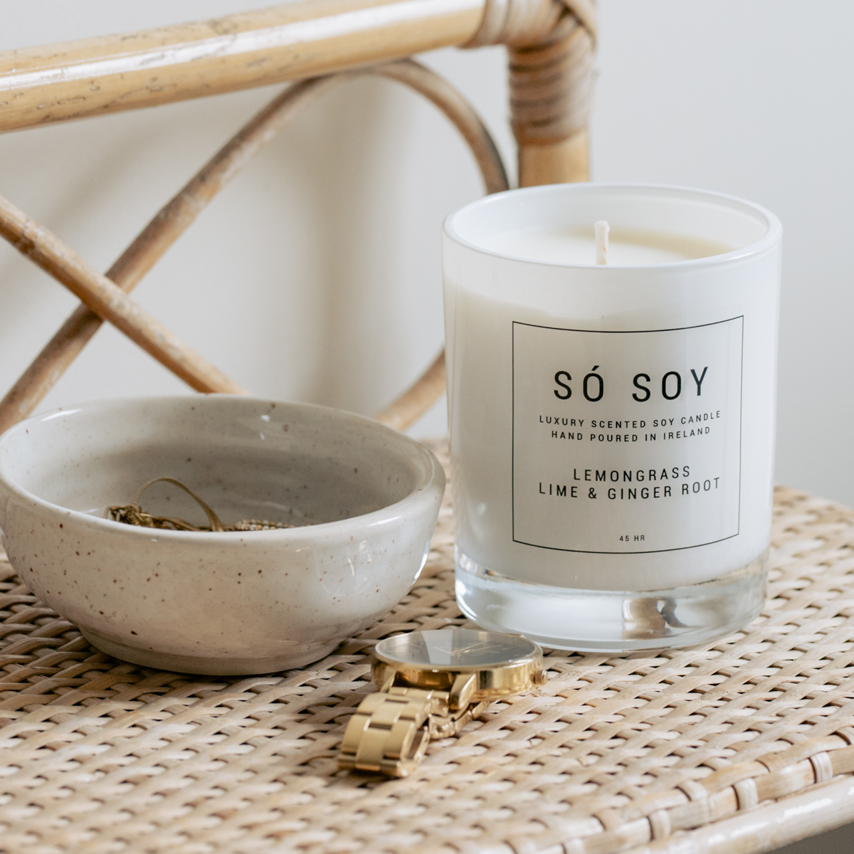 Só Soy Lemongrass, Lime & Ginger Root Candle