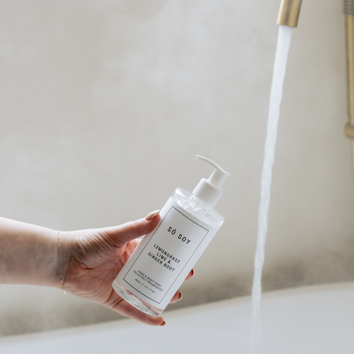 Só Soy Lemongrass, Lime & Ginger Root Hand & Body Wash 300ml
