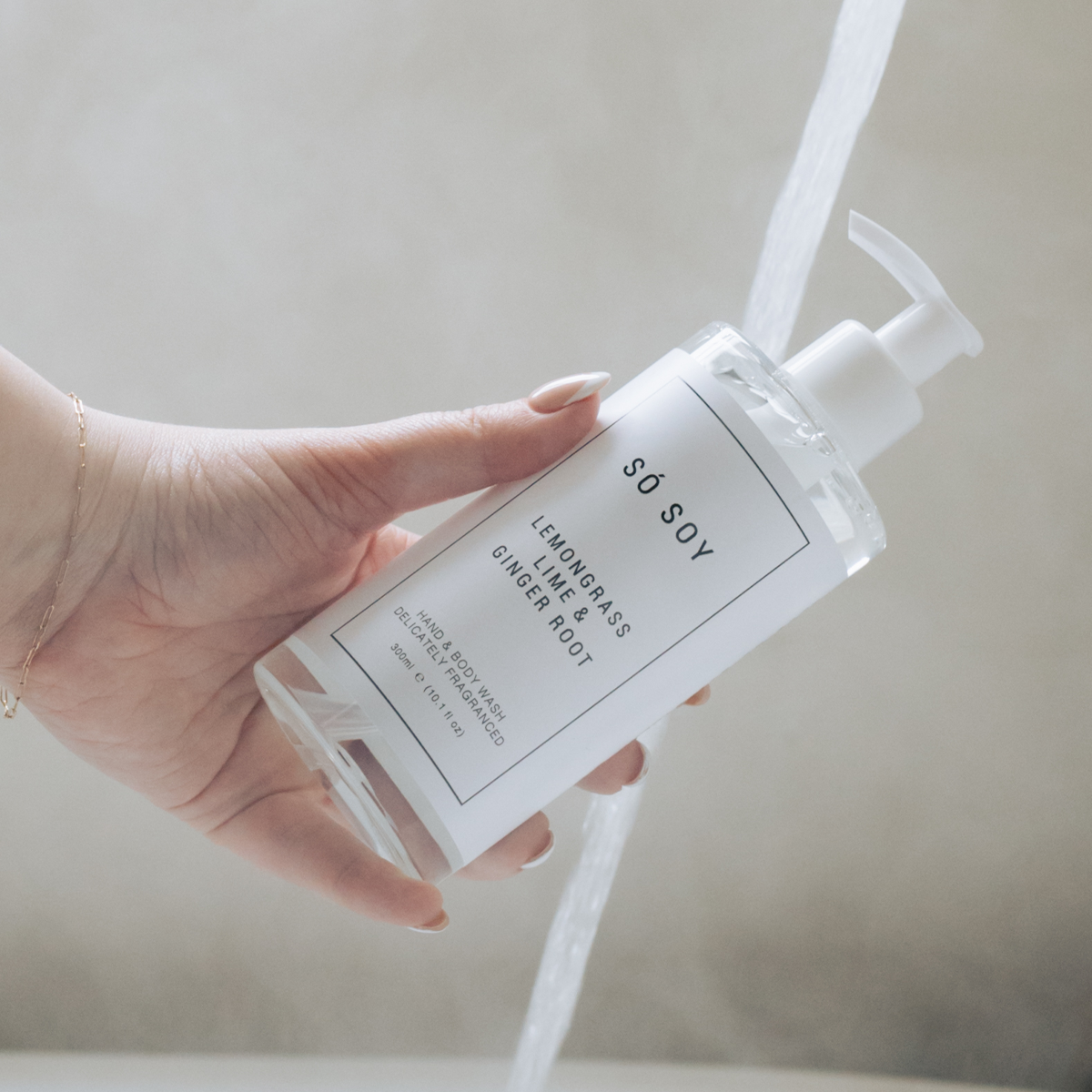 Só Soy Lemongrass, Lime & Ginger Root Hand & Body Wash 300ml