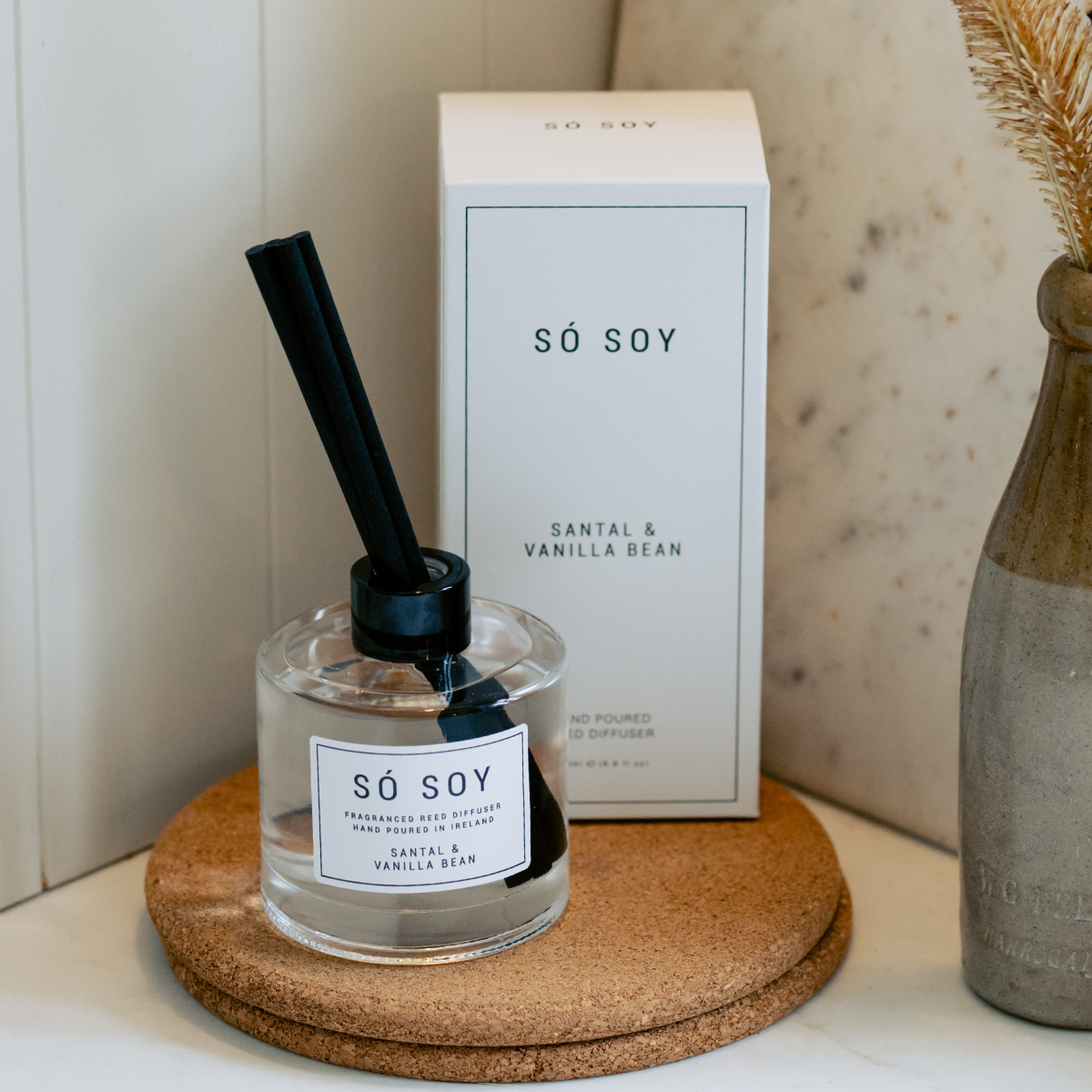 Só Soy Santal & Vanilla Bean Reed Diffuser