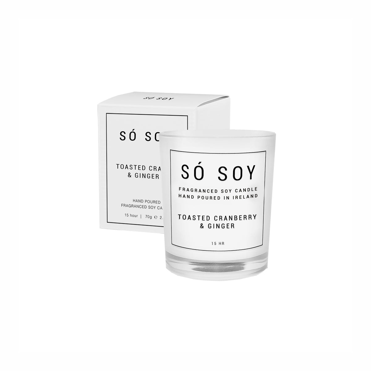 Só Soy Toasted Cranberry & Ginger Small Candle
