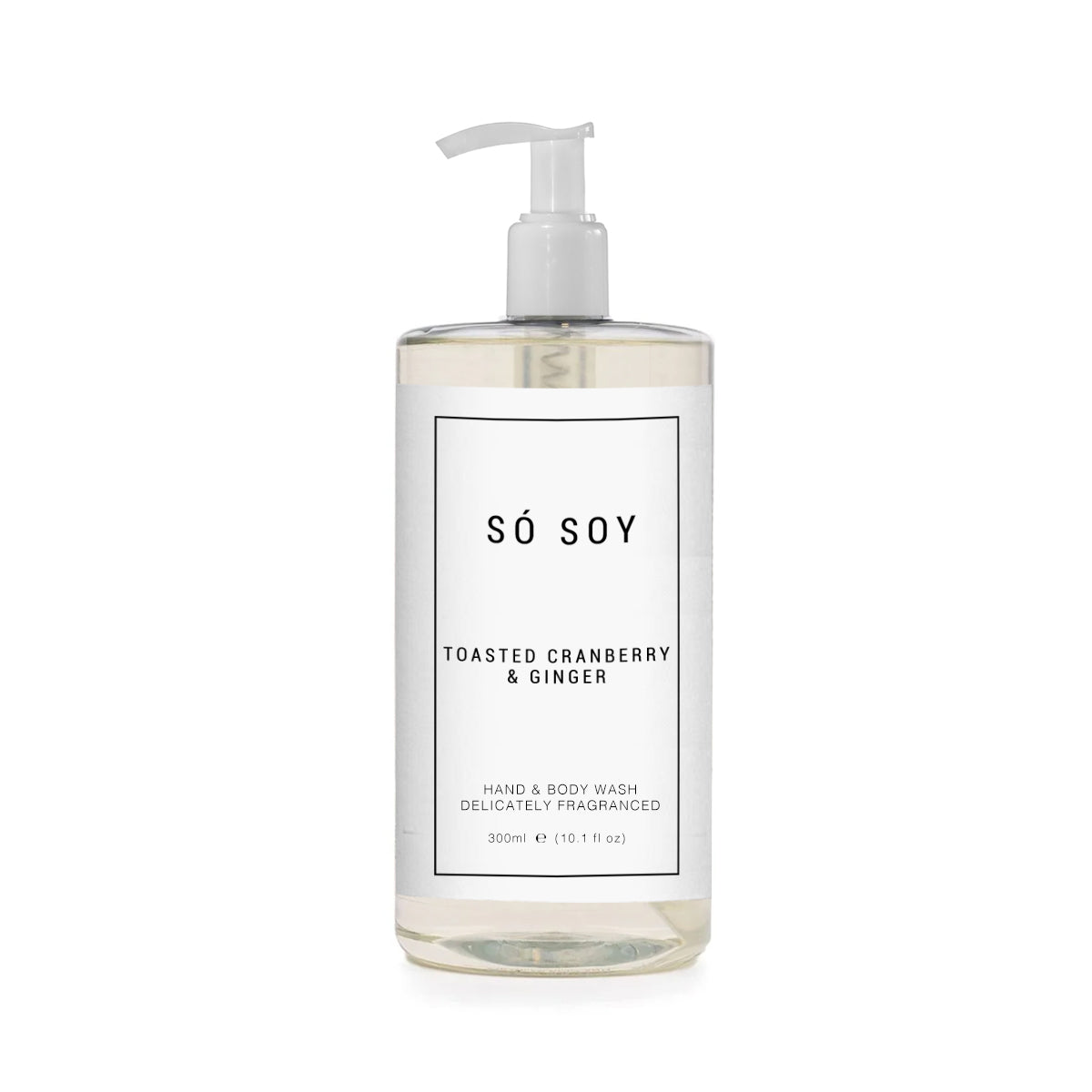 Só Soy Toasted Cranberry & Ginger Hand & Body Wash 300ml