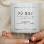 Bergamot Red Cedar and Amber Só Soy Candle