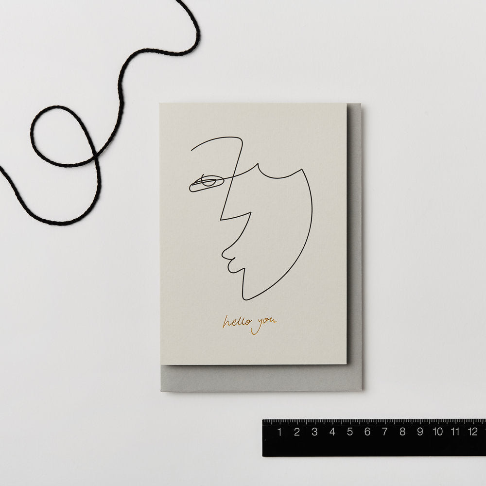 Hello You Kinshipped Greeting Card