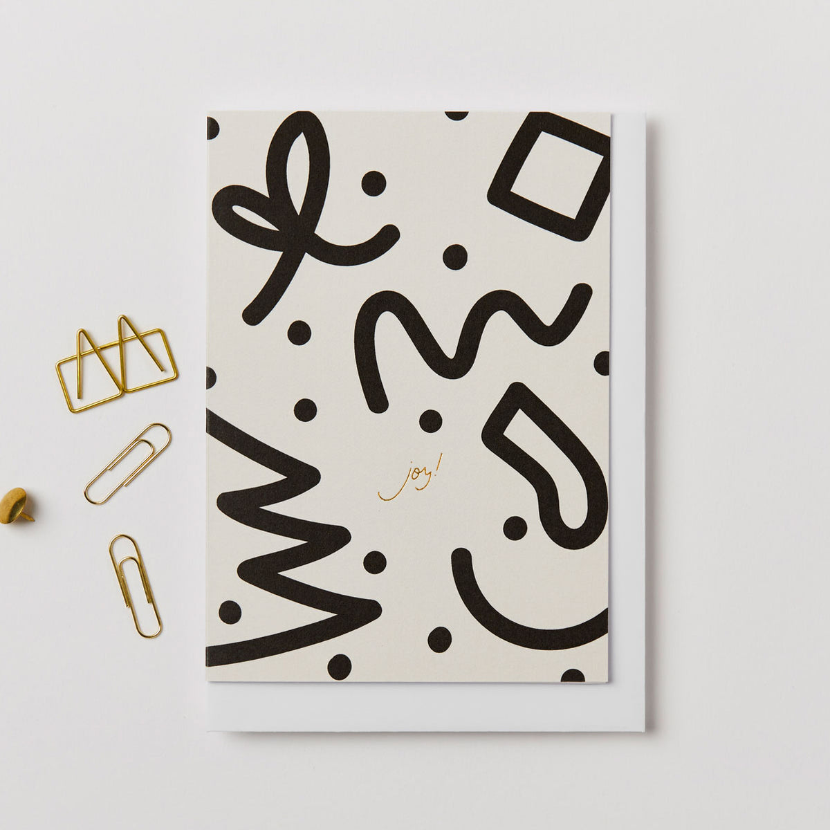 Joy Christmas Kinshipped Greeting Card