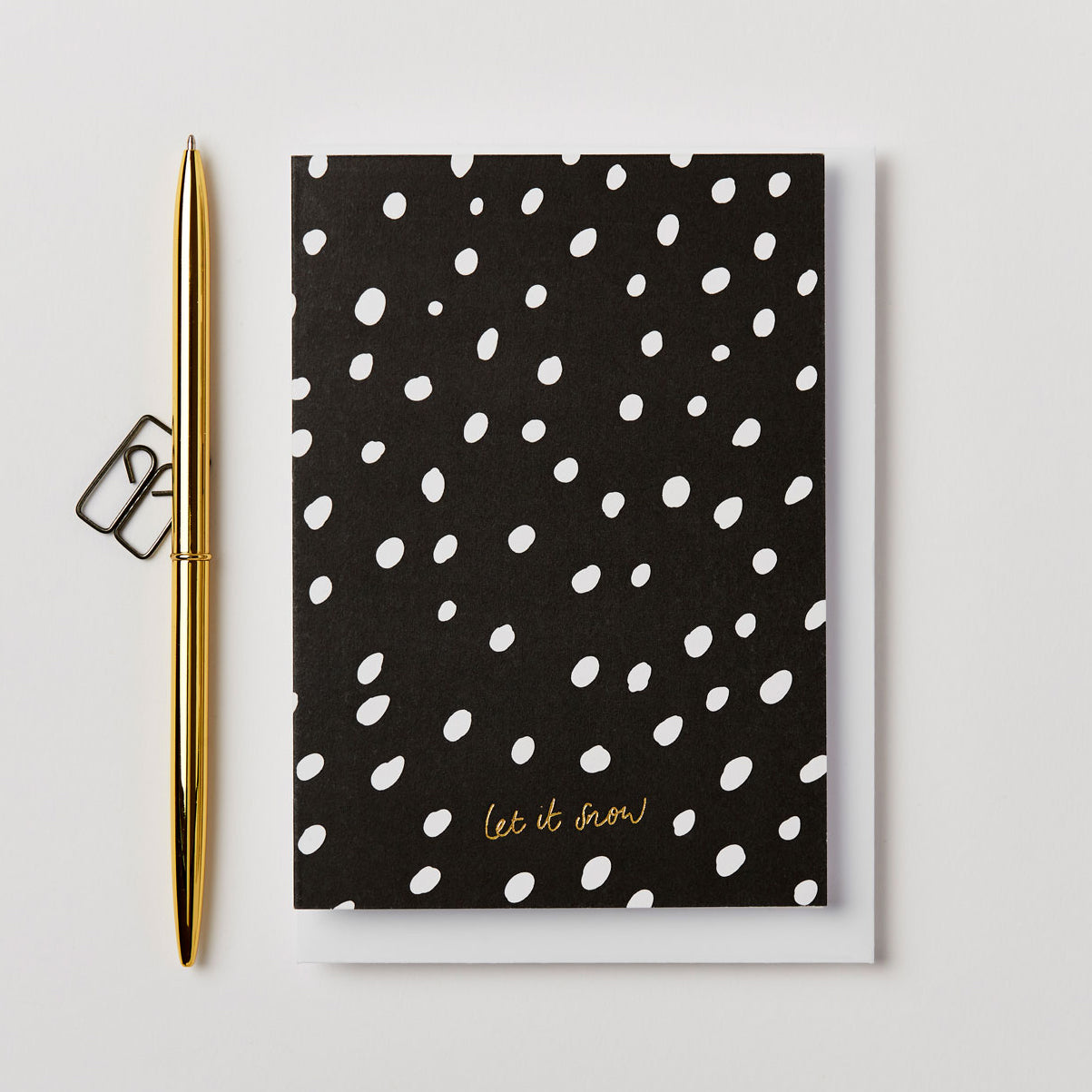 Let it Snow Christmas Kinshipped Greeting Card