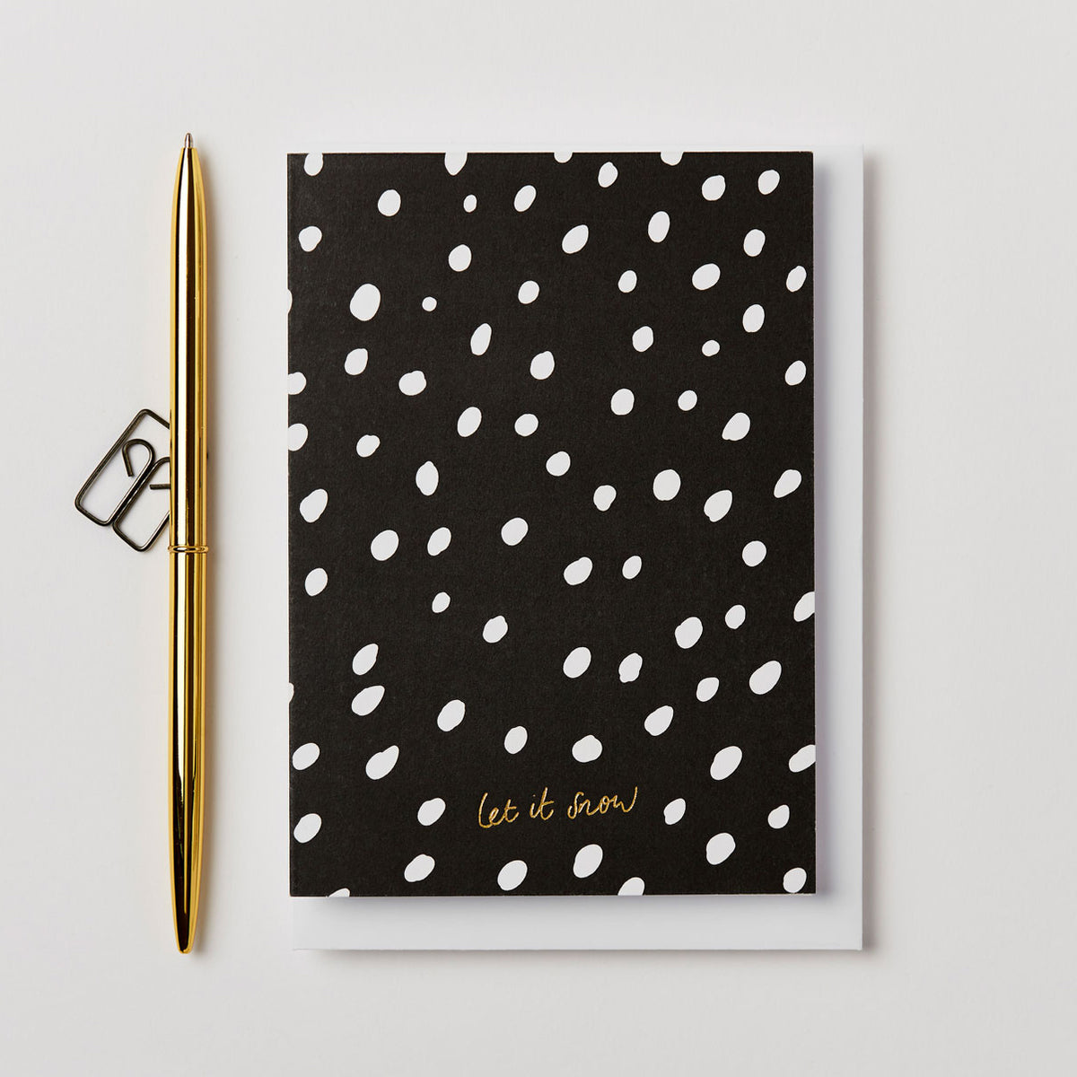 Let it Snow Christmas Kinshipped Greeting Card
