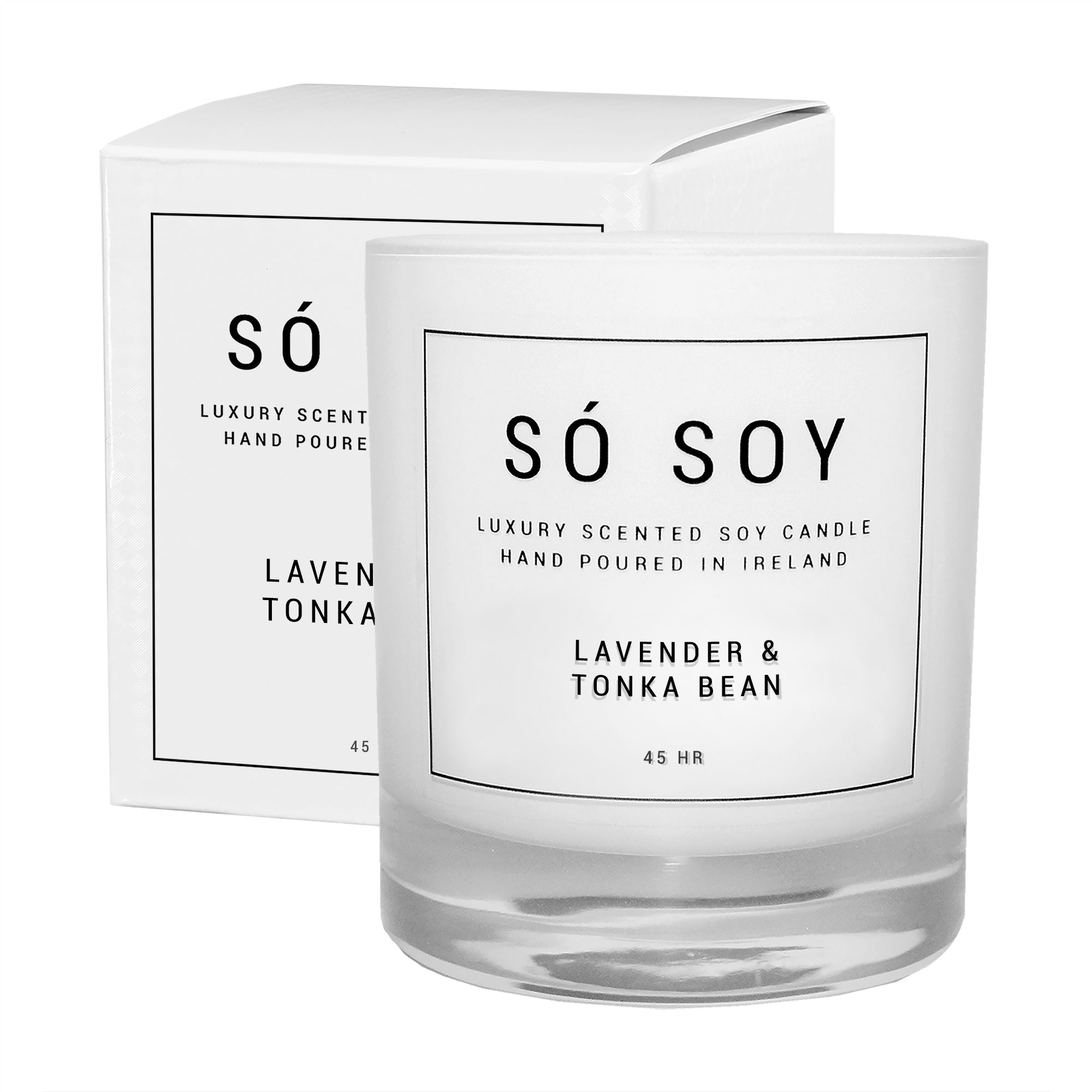 Lavender and Tonka Bean Candle by So Soy Hand Poured in Ballymoney