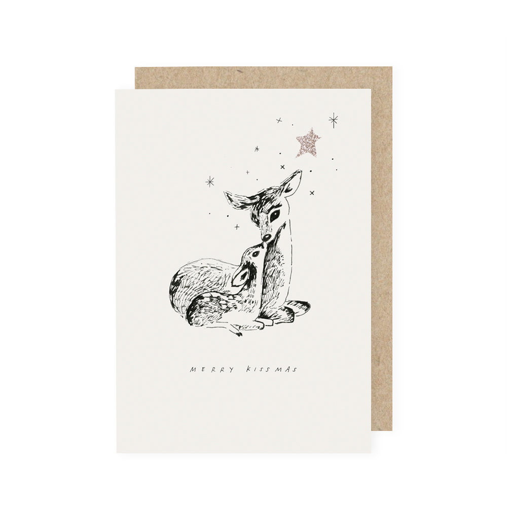 Merry Kissmas Katie Housley Greeting Card