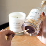 Só Soy Long Handled Safety Matches Glass Jar Bottle White