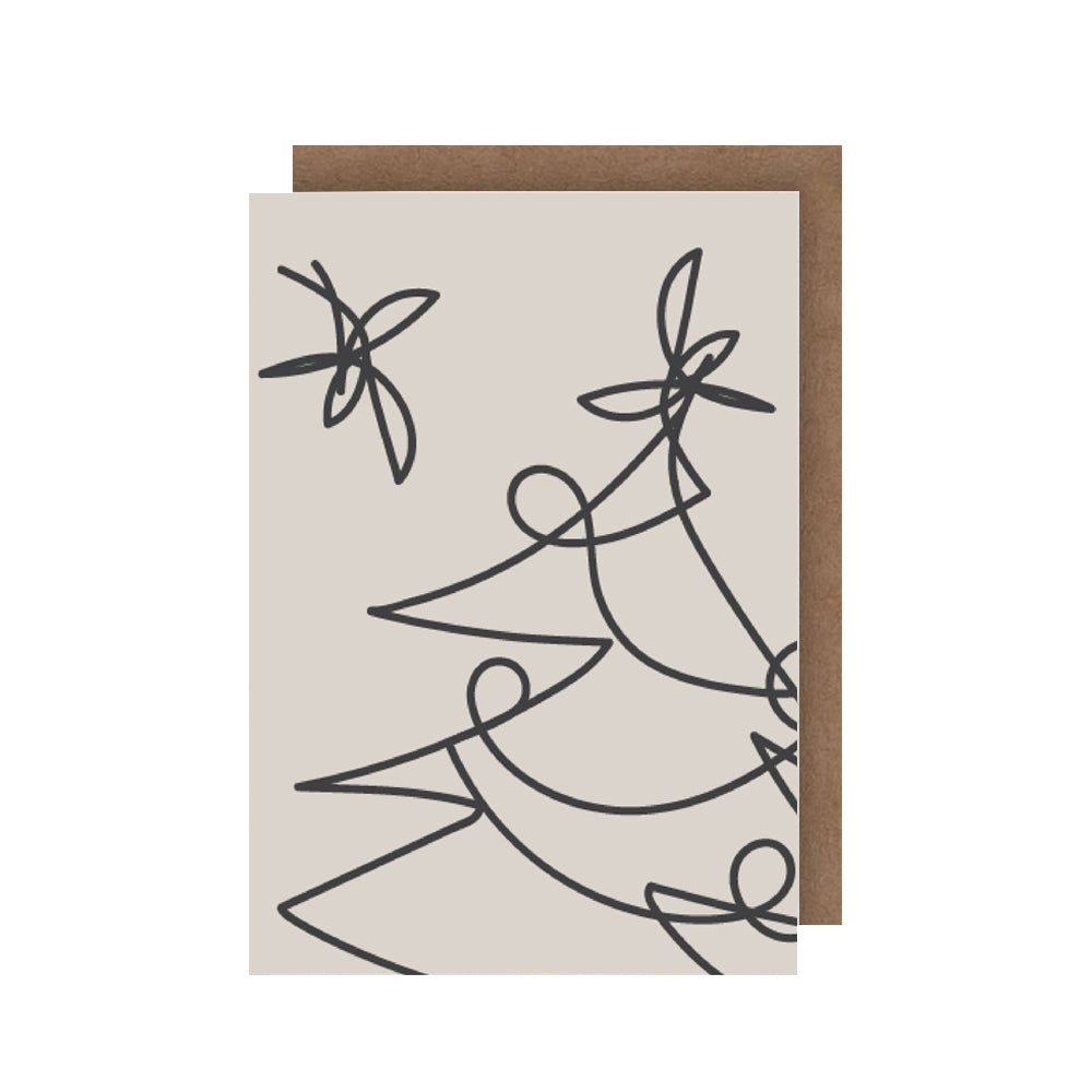 Kinshipped Christmas Tree Eco Greeting Card Só Soy