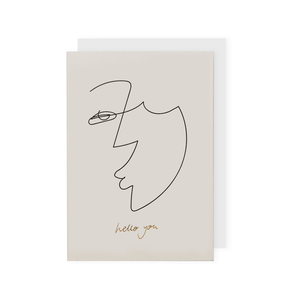 Hello You Kinshipped Greeting Card