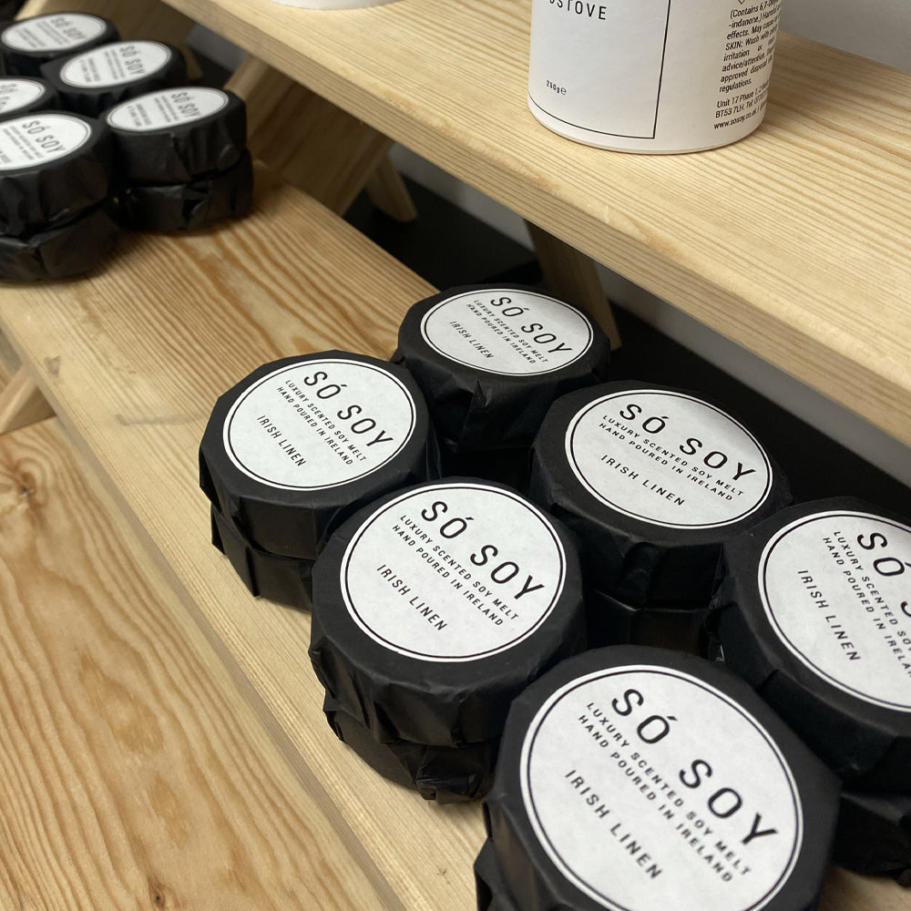 Irish Linen Wax Melt by So Soy Hand Poured in Ballymoney