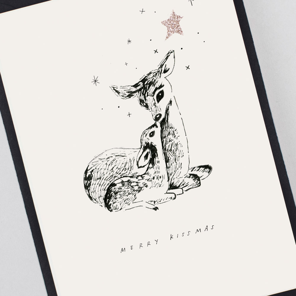 Merry Kissmas Katie Housley Greeting Card