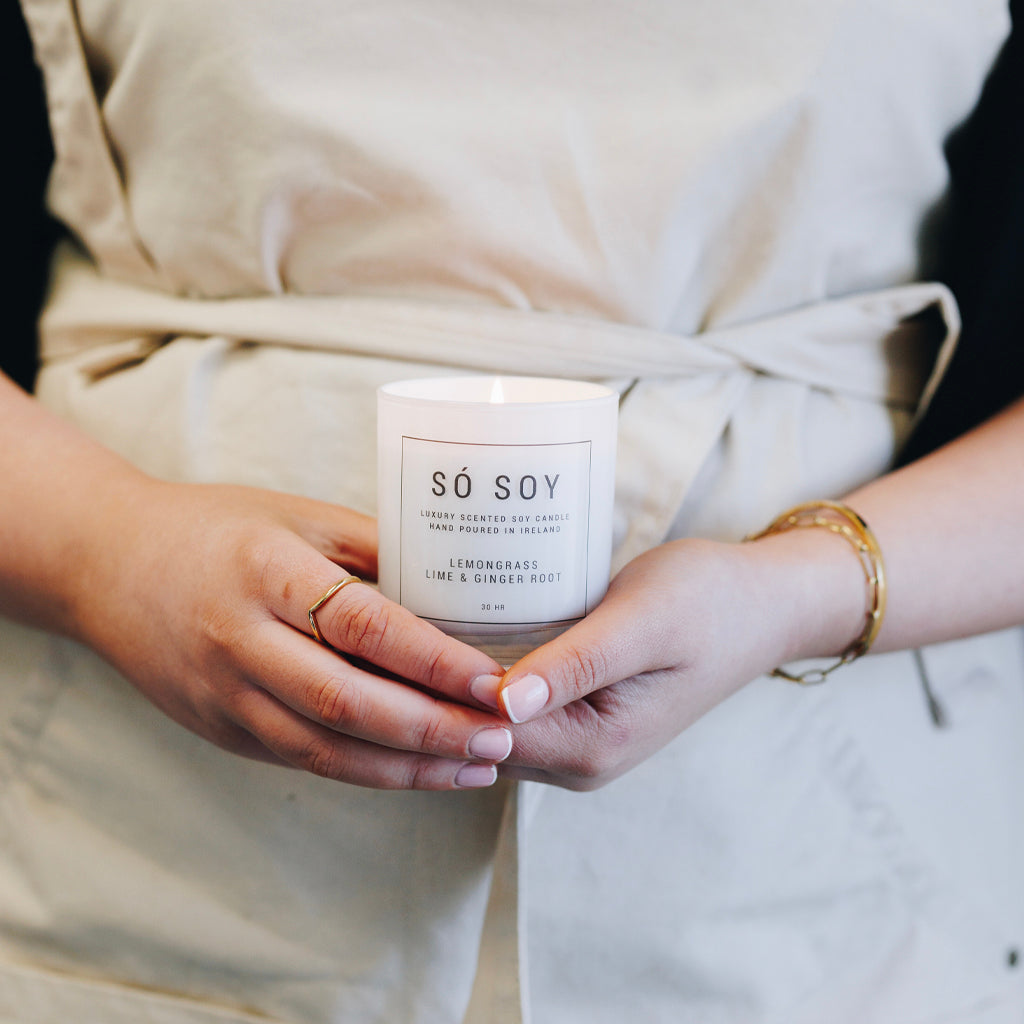 Lemongrass Lime and Ginger Root So Soy Candle