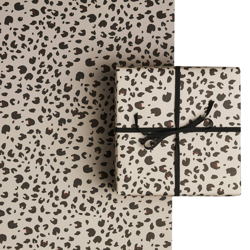 Kinshipped Leopard Cream Gift Wrap Só Soy 