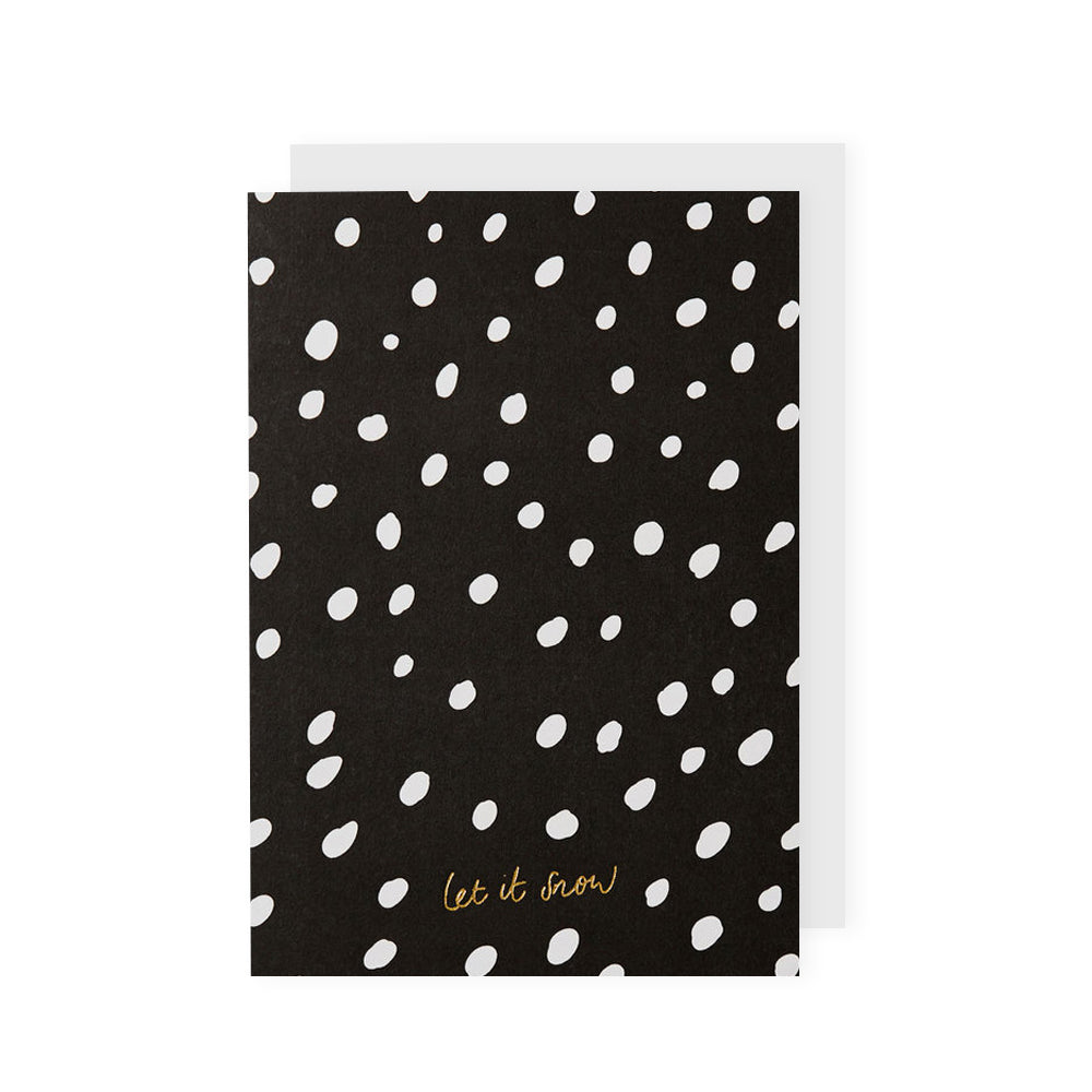 Let it Snow Christmas Kinshipped Greeting Card