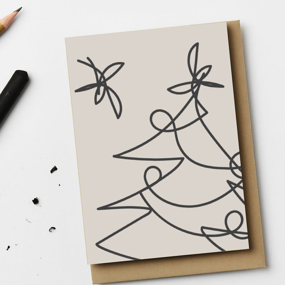 Kinshipped Christmas Tree Eco Greeting Card Só Soy