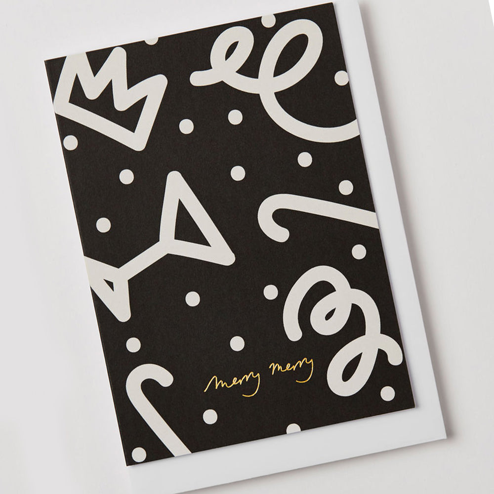Merry Merry Christmas Kinshipped Greeting Card