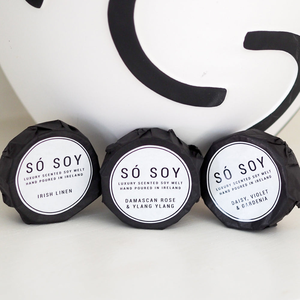 Damascan Rose and Ylang Ylang Wax Melt by So Soy Hand Poured in Ballymoney