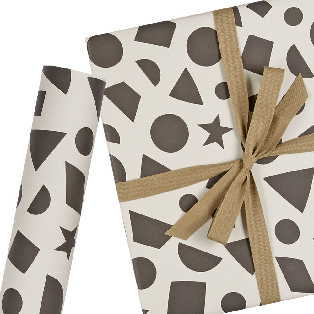 Kinshipped Odd Shapes Gift Wrap Mono Só Soy 