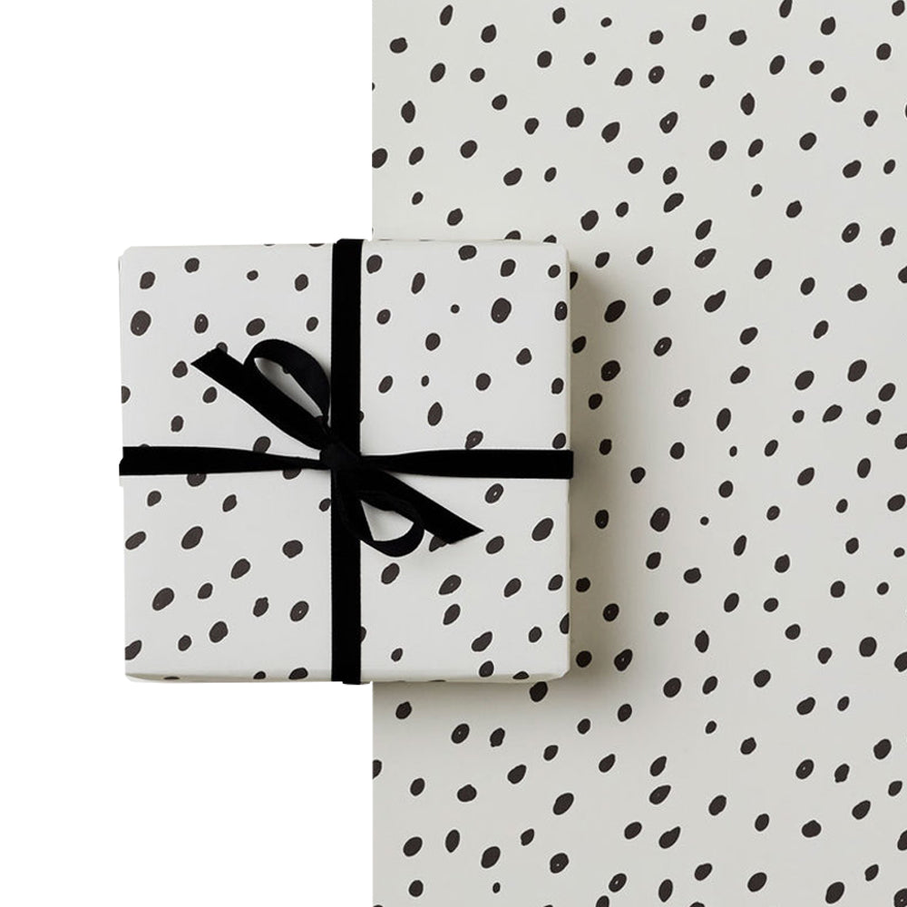 White Dash Gift Wrap Kinshipped