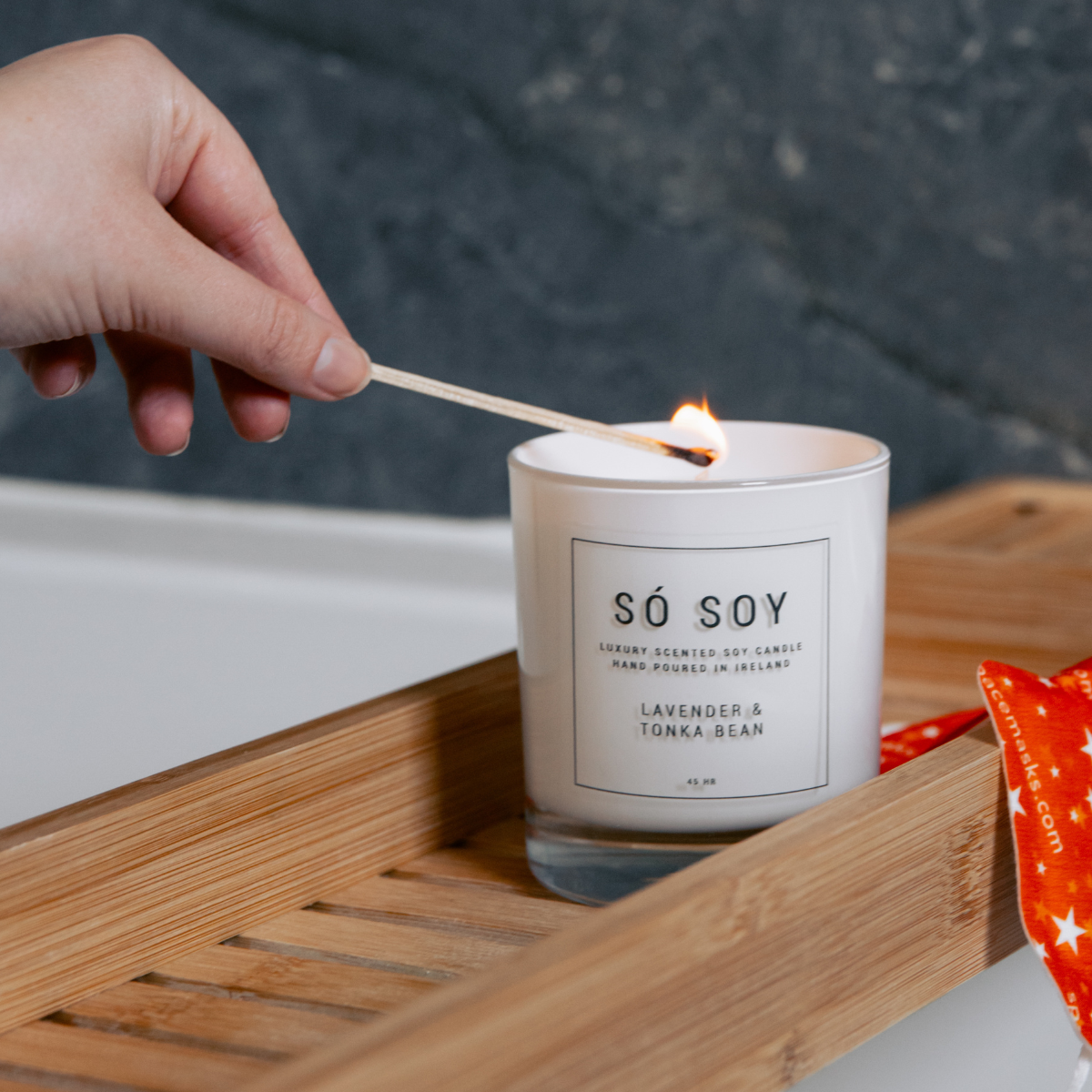 Lavender and Tonka Bean Candle by So Soy Hand Poured in Ballymoney