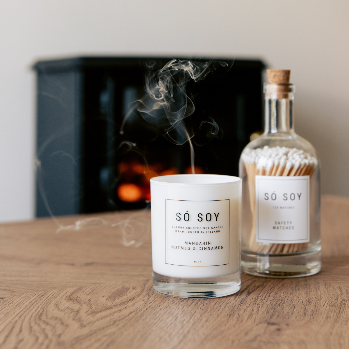 Mandarin Nutmeg Cinnamon Candle So Soy in Ballymoney