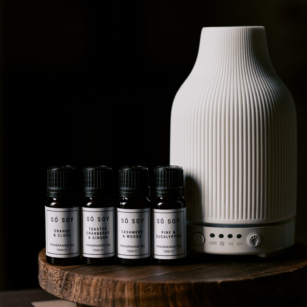 Ceramic Ribbed Electric Aroma Diffuser