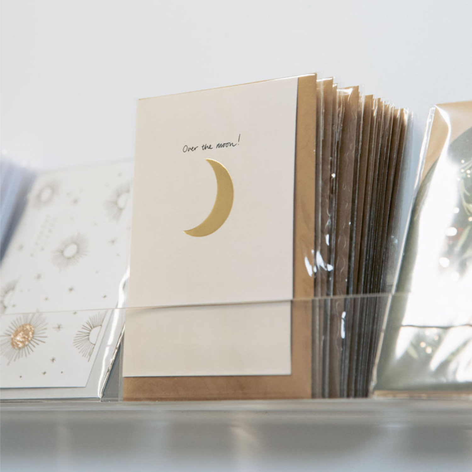 Over the Moon Kinshipped Greeting Card at Só Soy