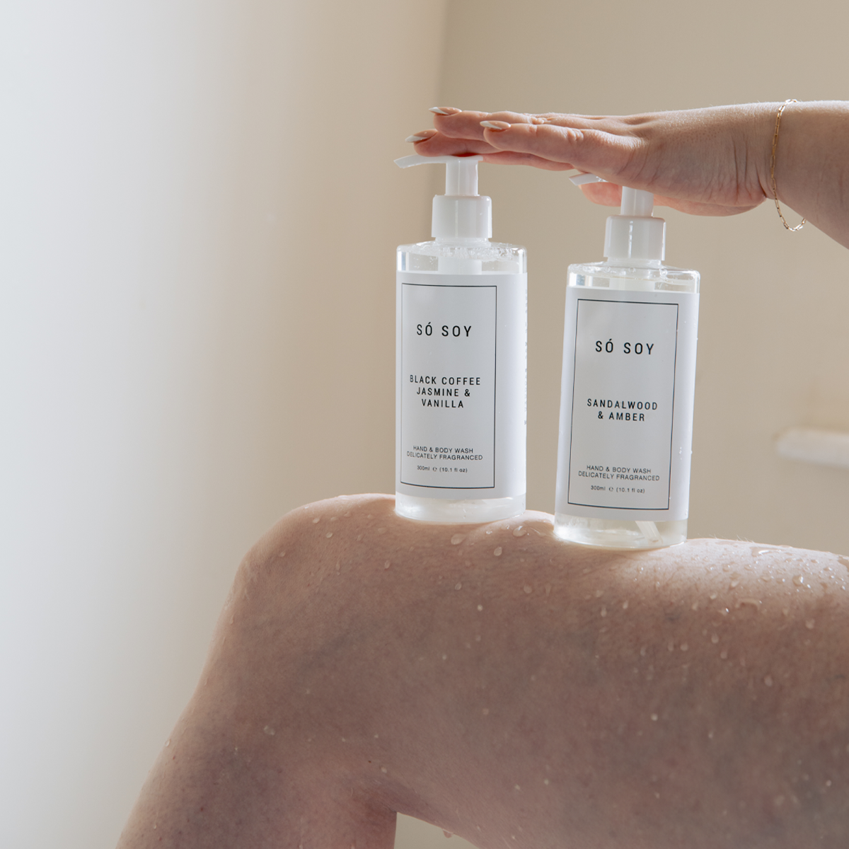 Só Soy Sandalwood & Amber Hand & Body Wash 300ml