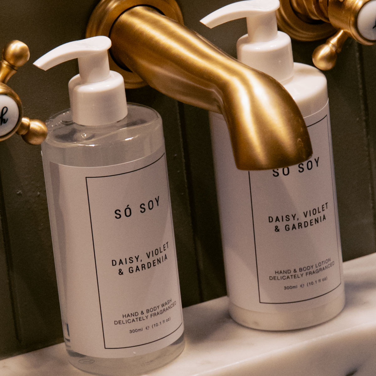 Só Soy Daisy, Violet & Gardenia Hand & Body Wash 300ml