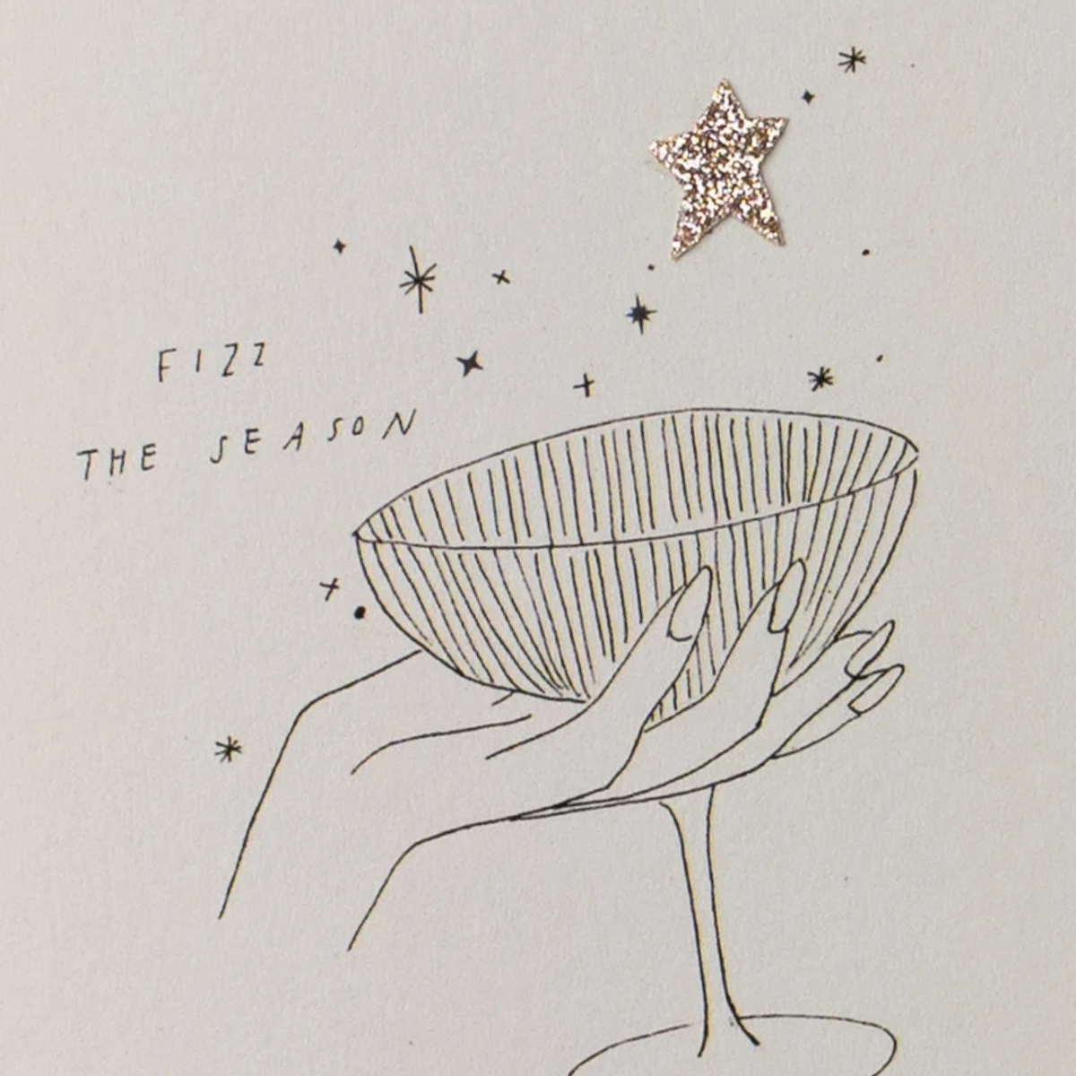 Fizz the Season Christmas Card
