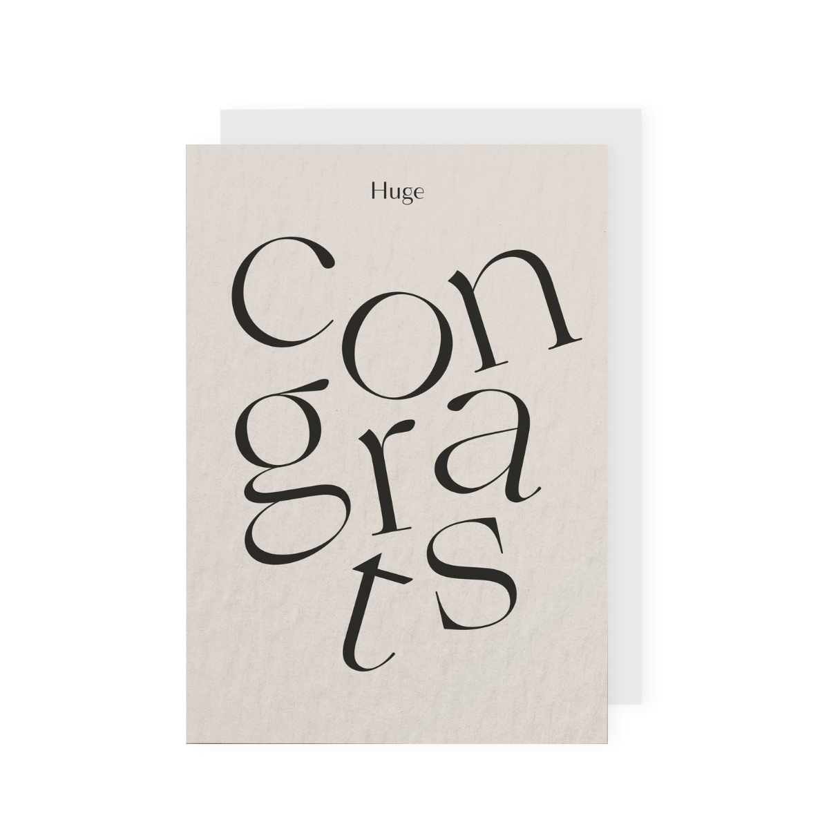 Huge Congrats Kinshipped Greeting Card at Só Soy