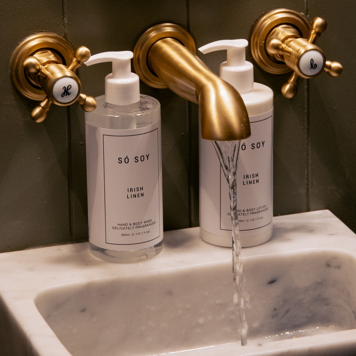 Só Soy Irish Linen Hand & Body Wash 300ml