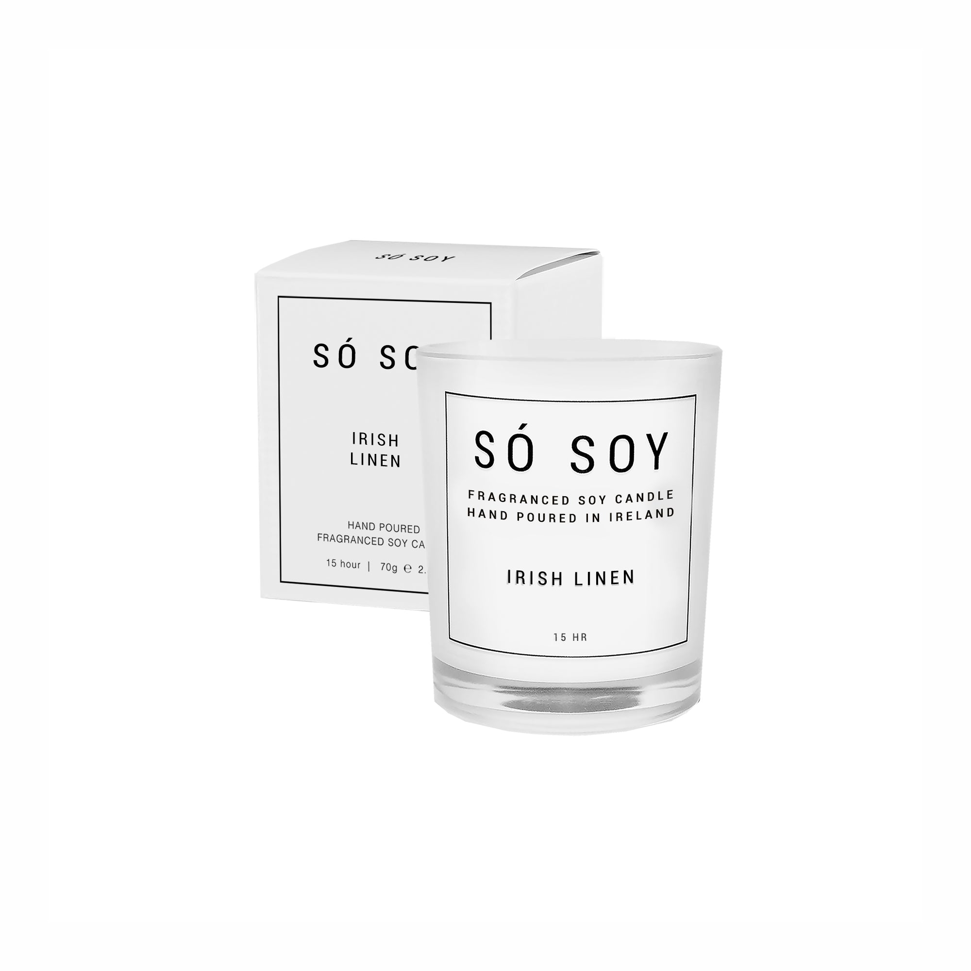Irish Linen Candle