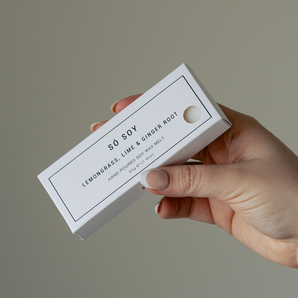 Só Soy Lemongrass, Lime + Ginger Root Wax Melt Bar