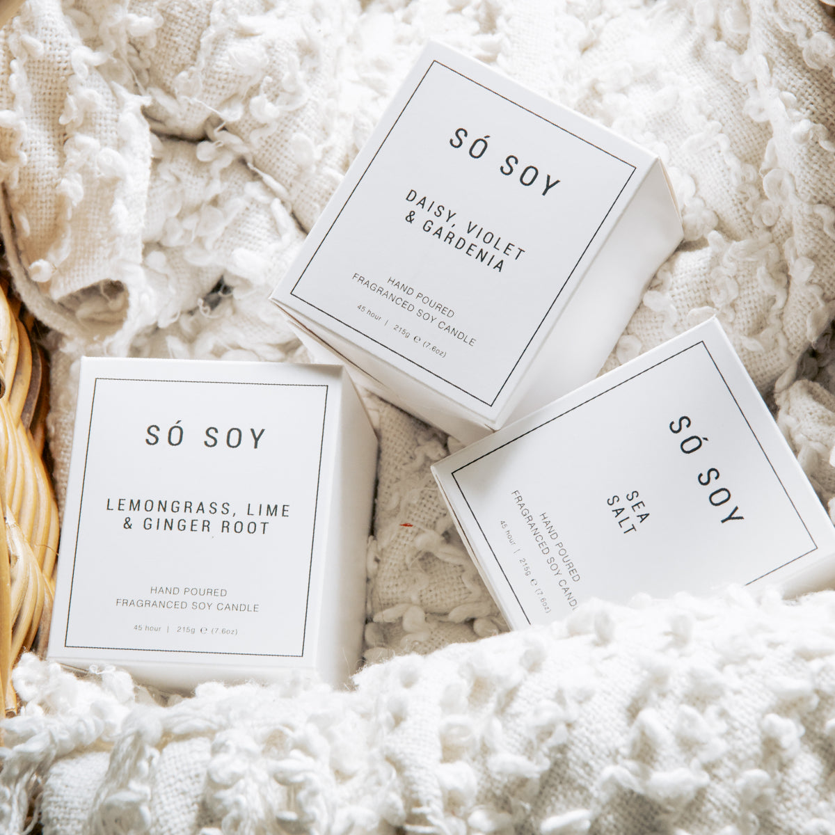 Só Soy candle boxes