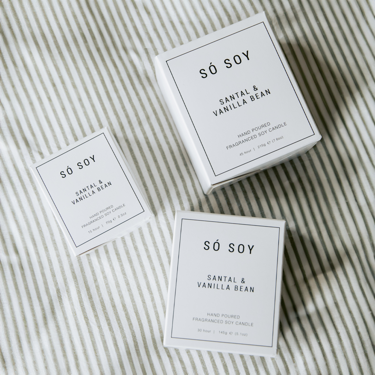 Só Soy Santal & Vanilla Bean Candles