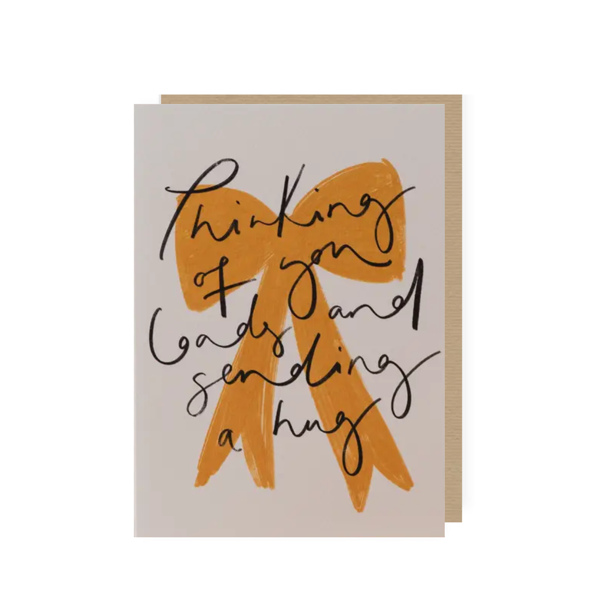 Thinking of you loads and sending a hug, Oh Squirrel greeting card