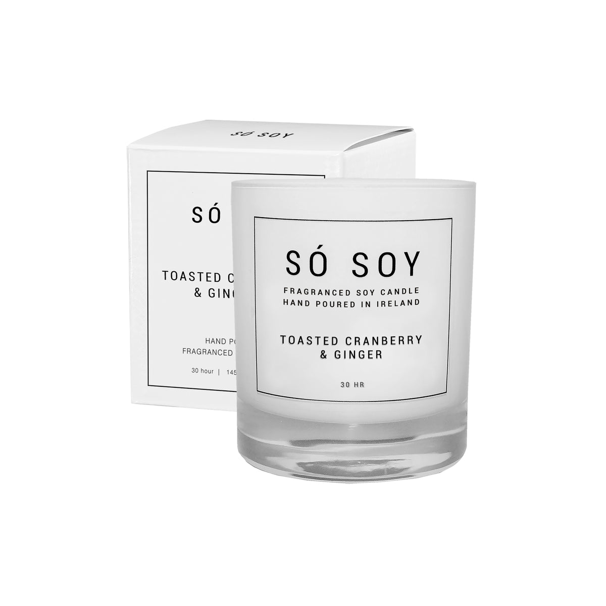 Só Soy Toasted Cranberry & Ginger Medium Candle