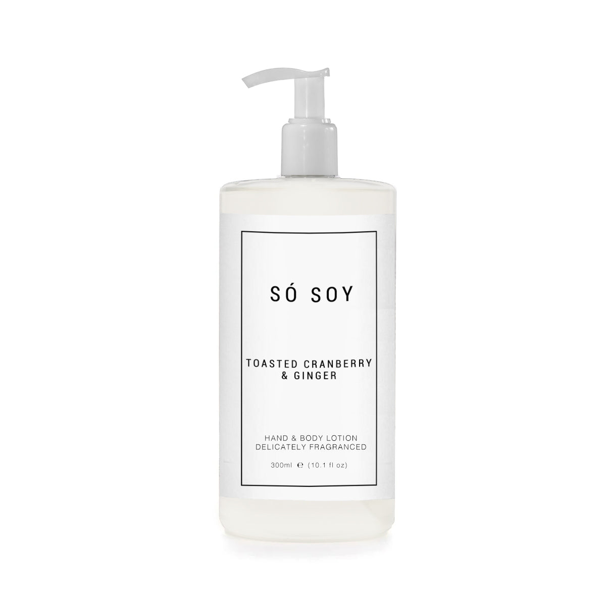 Só Soy Toasted Cranberry & Ginger Hand & Body Lotion 300ml