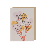 You're going to be wonderful parents greeting card by Oh Squirrel